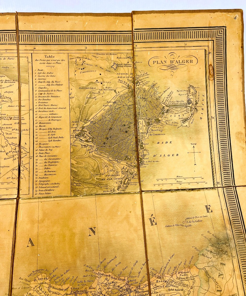 Map Of Algeria By Dufour (auguste-henri) For Charles Simonneau 1840-photo-1