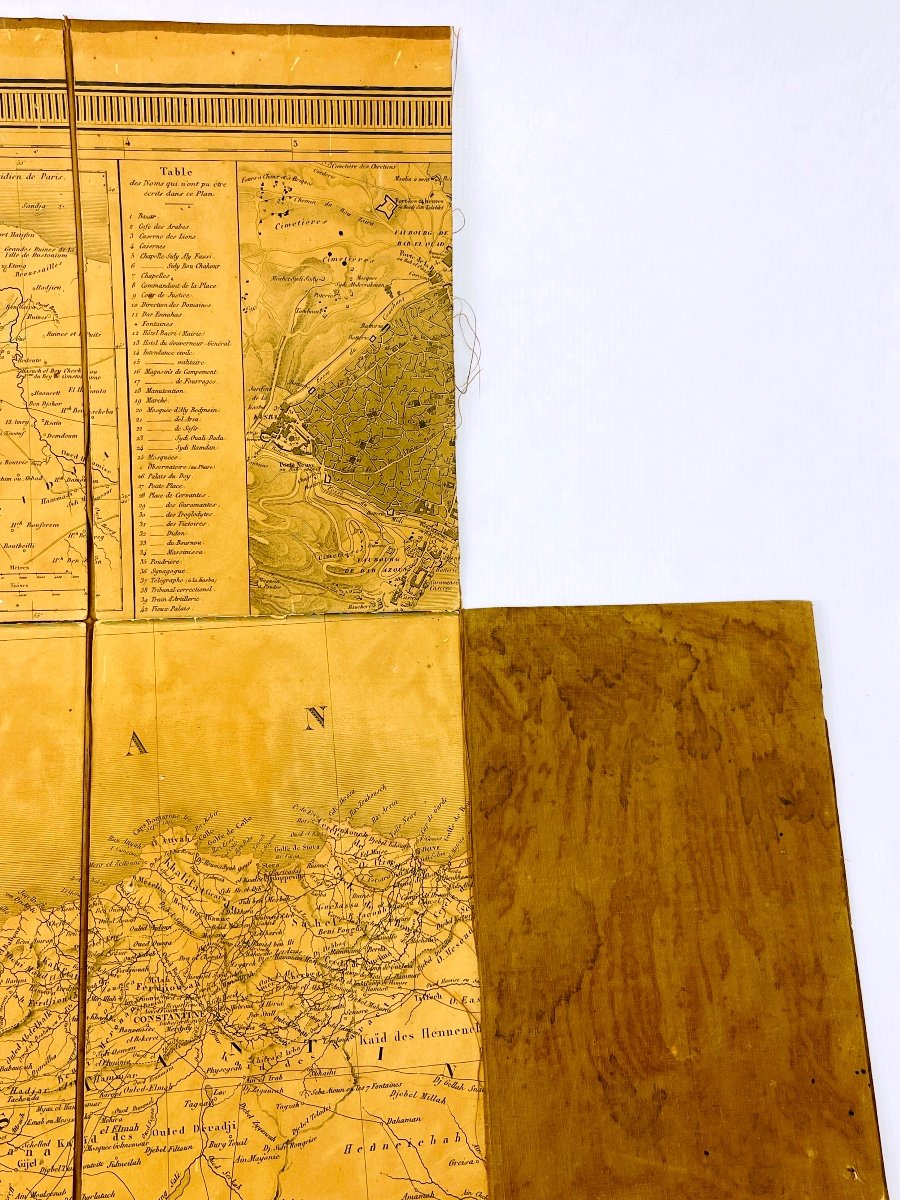 Map Of Algeria By Dufour (auguste-henri) For Charles Simonneau 1840-photo-4