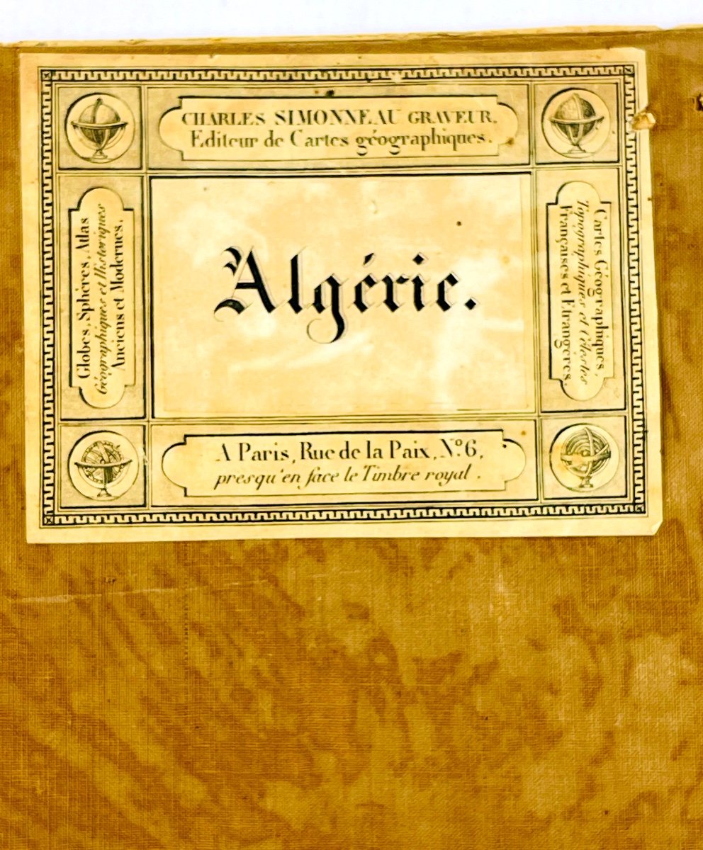 Map Of Algeria By Dufour (auguste-henri) For Charles Simonneau 1840-photo-6