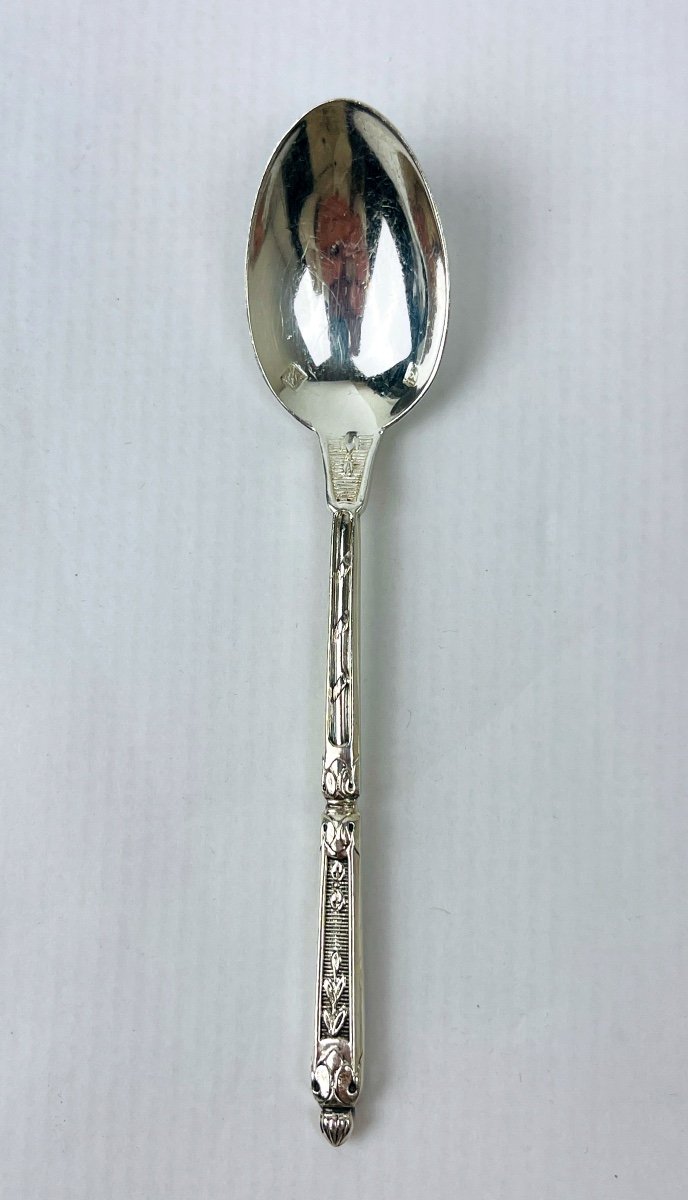 Set Of 12 Small Mocha Spoons, Russian Style-photo-2