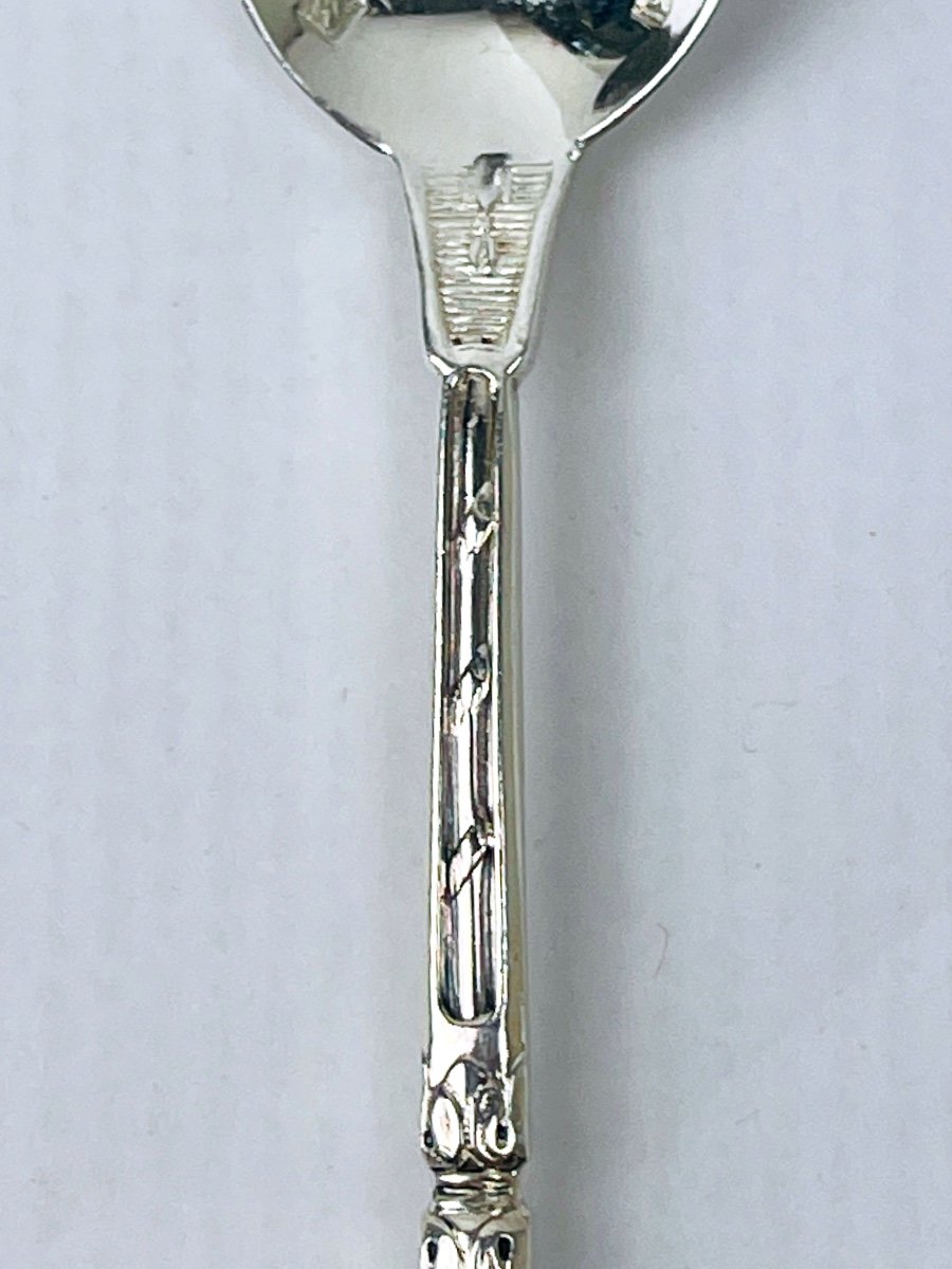 Set Of 12 Small Mocha Spoons, Russian Style-photo-4