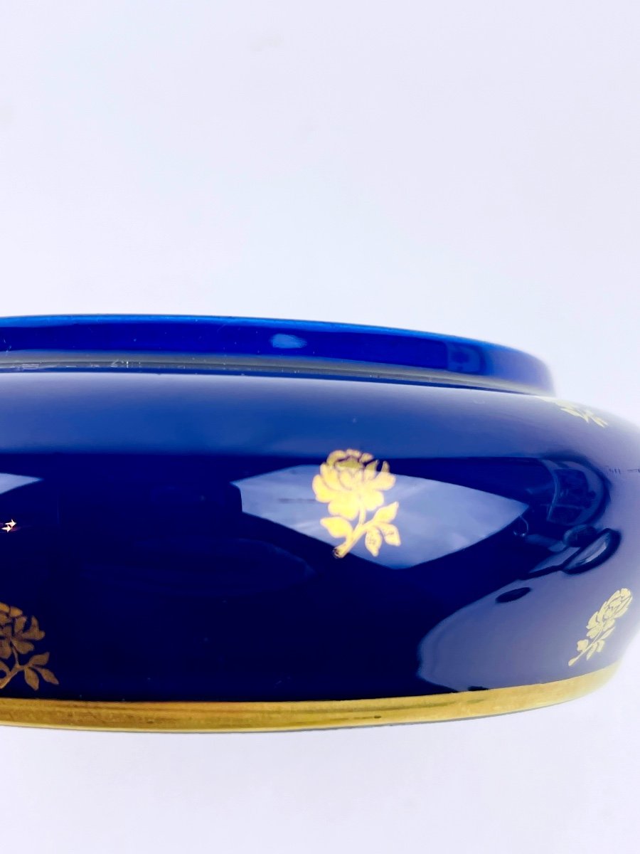 Blue Sèvres Porcelain Bowl, Paul Millet-photo-3