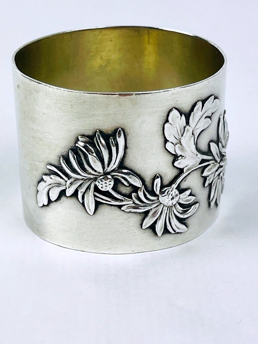 Pretty Silver Napkin Ring-photo-2