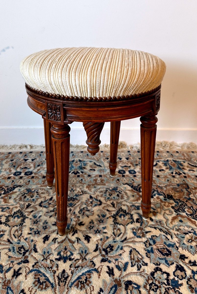 Tabouret De Piano Style Louis XVI