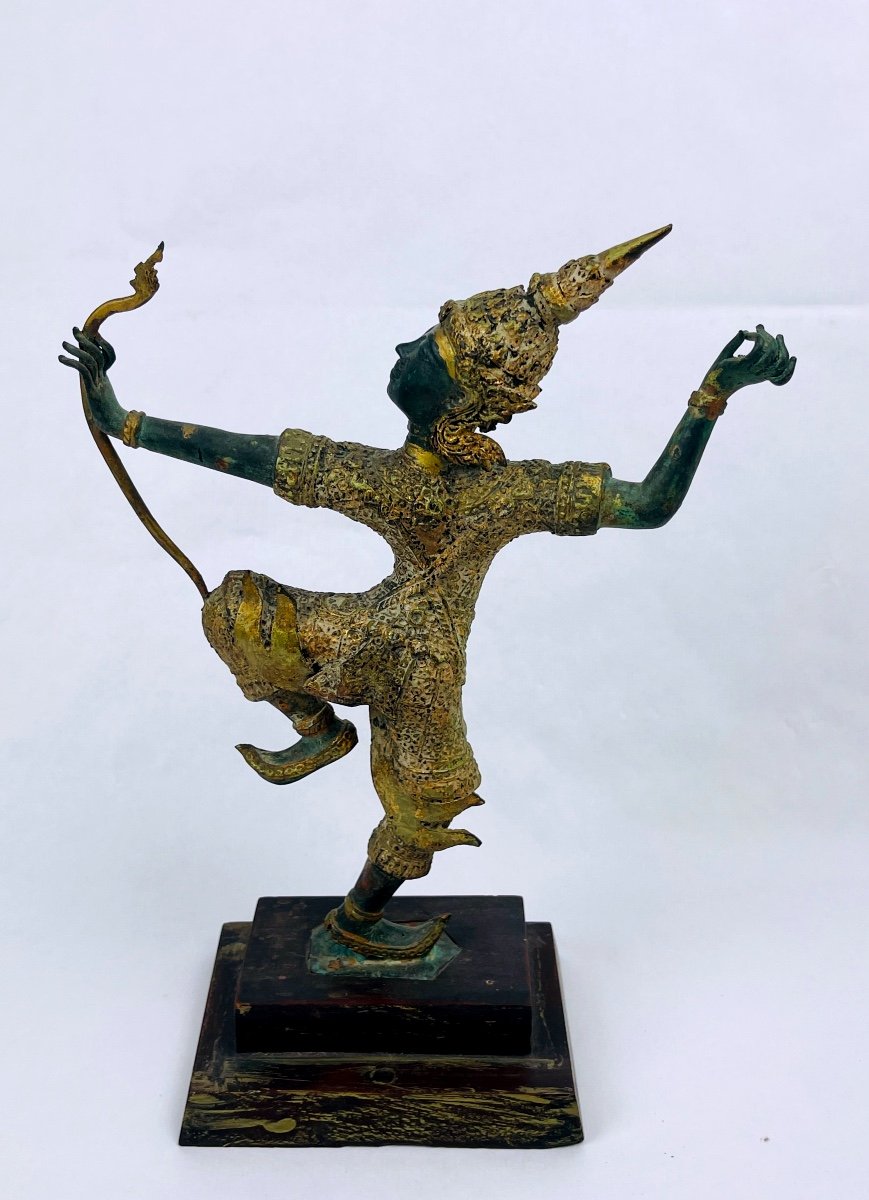 Figurine En Bronze Du Prince Rama-photo-1