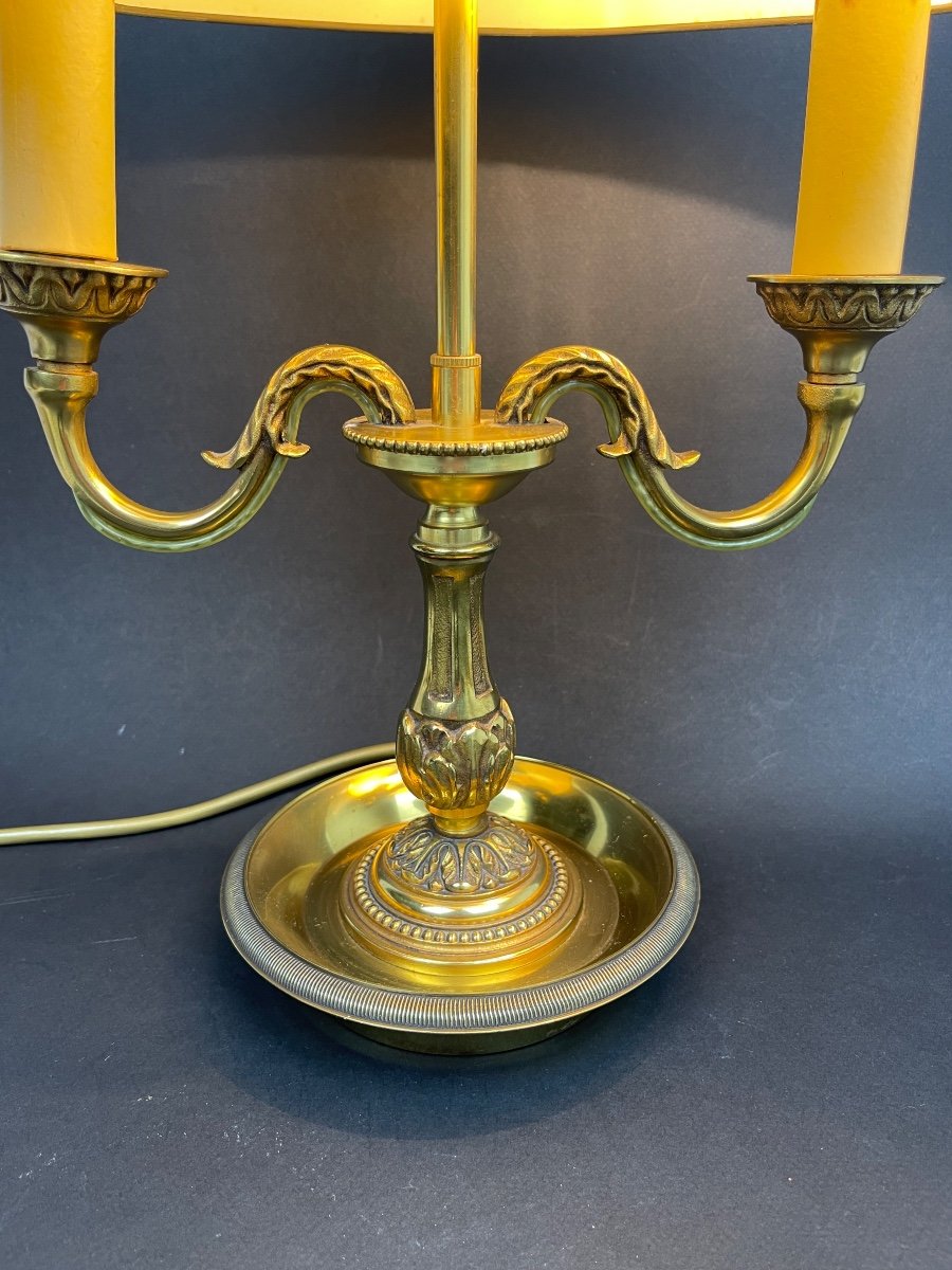 Lampe Bouillotte De Style Louis XVI Lucien Gau-photo-3