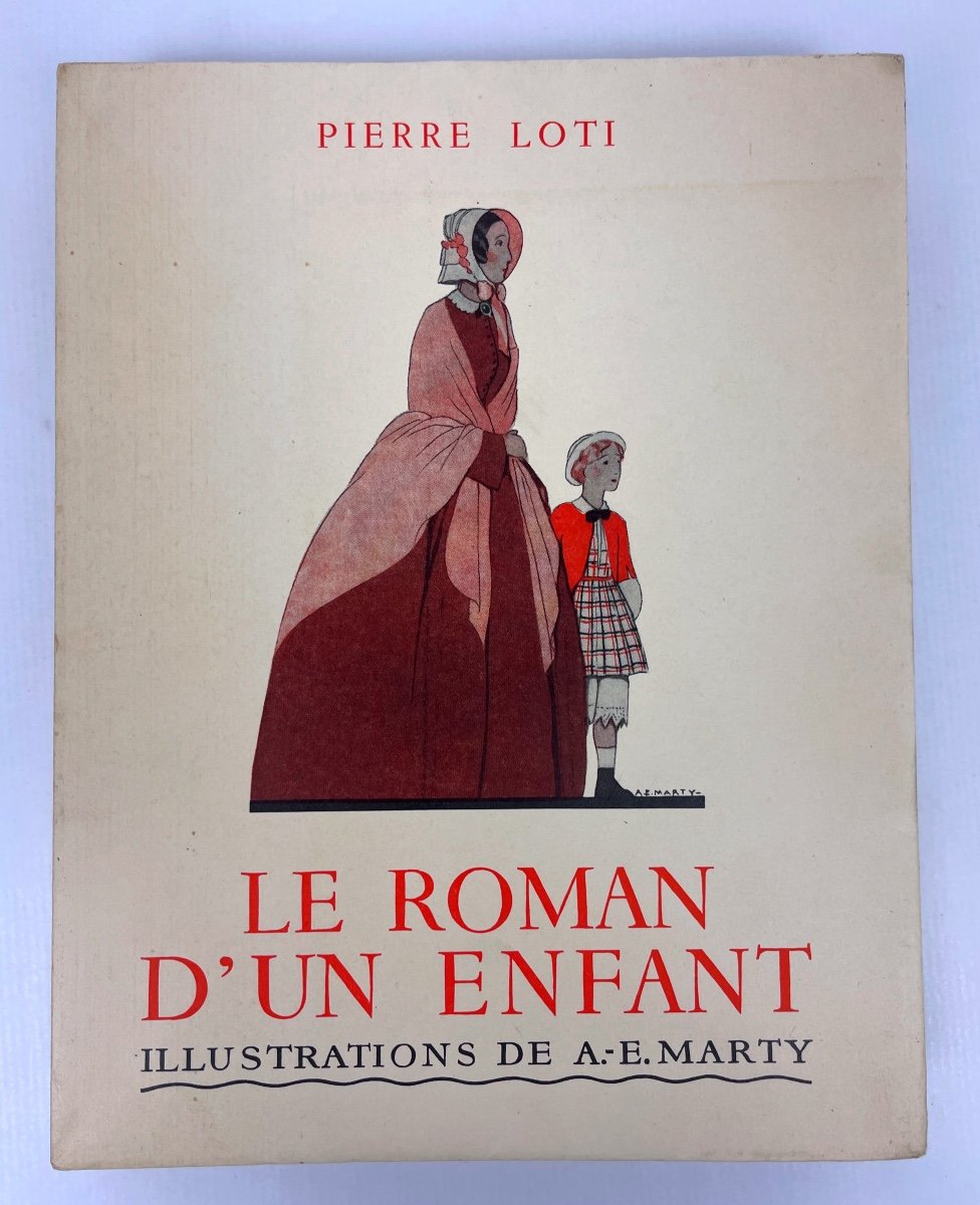 Pierre Loti Le Roman d'Un Enfant Illustrations De A._e. Marty Calmann-lévy 1936