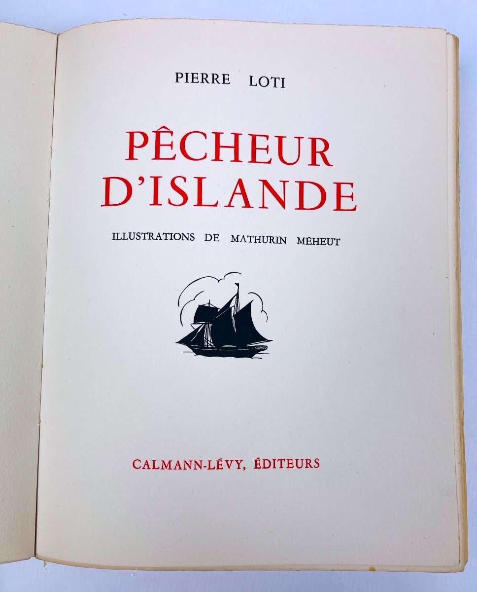 Pierre Loti Fishermen Of Iceland Illustrations By Mathrin Méheut Calmann-lévy 1936-photo-2