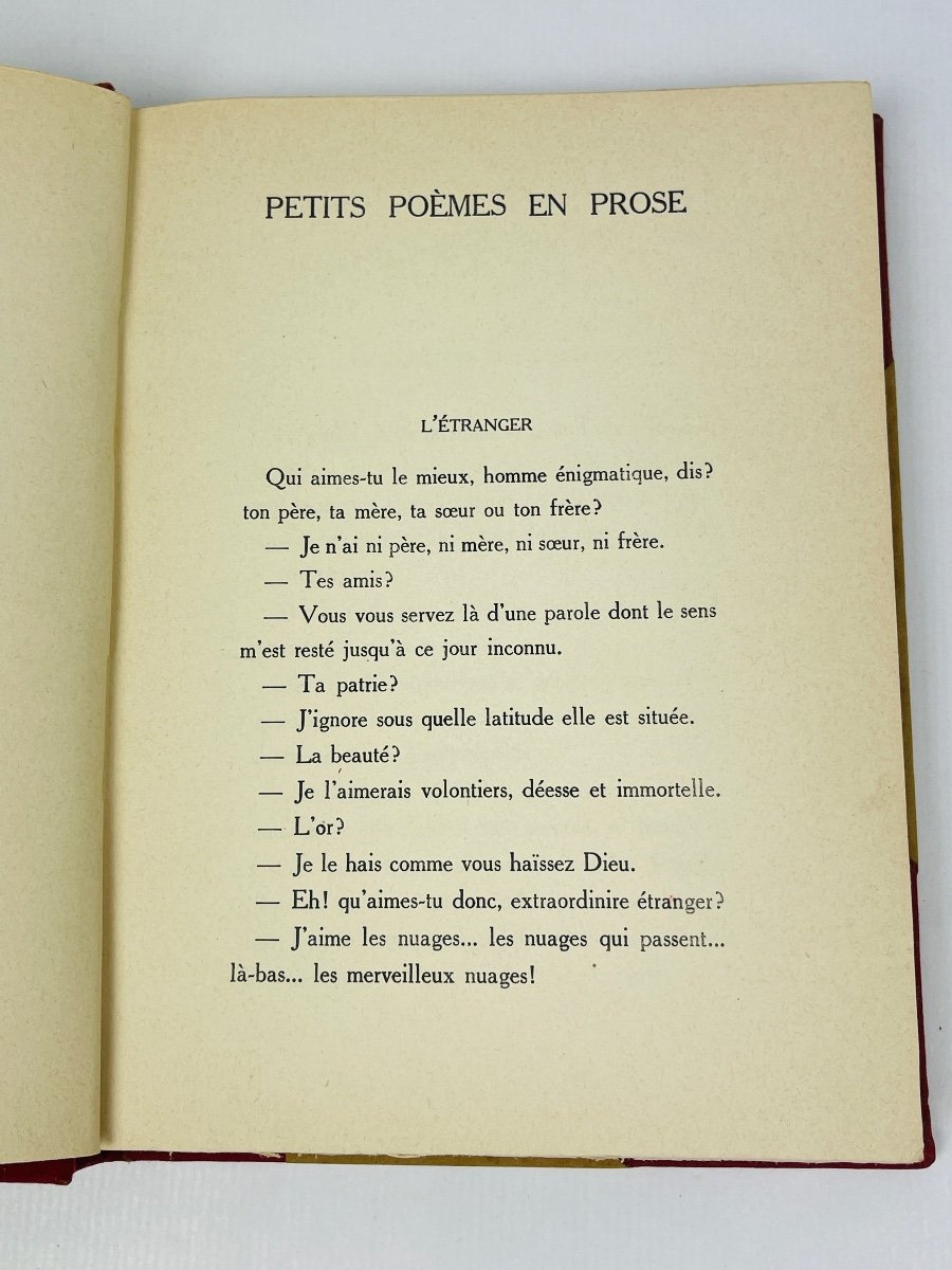 Charles Baudelaire Le Spleen De Paris éditions Nilsson 1930 ?-photo-4