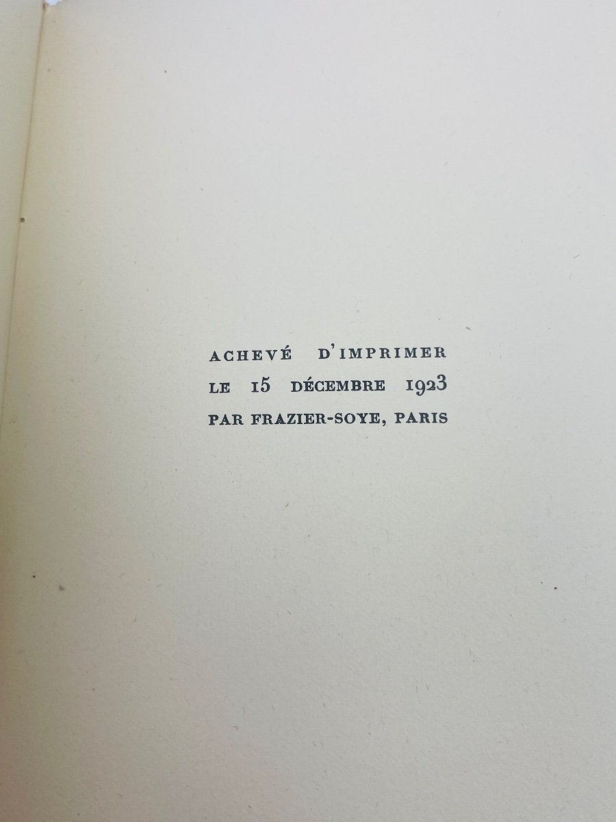 Anatole France, Mademoiselleroxane Original Edition, Copy Number 580 On Arches Vellum-photo-3