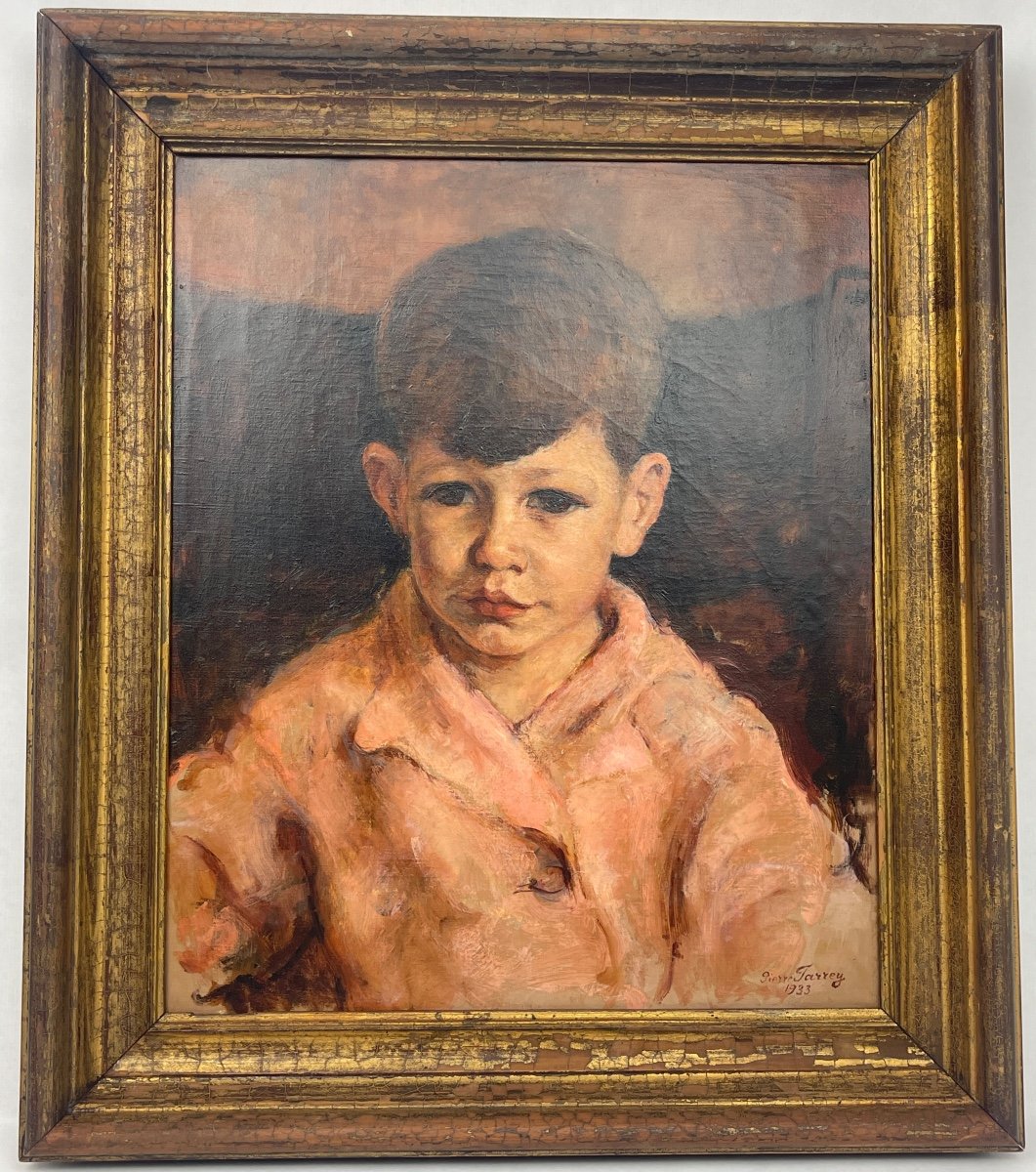 Pierre Farrey, Portrait De Jeune Enfant 1933