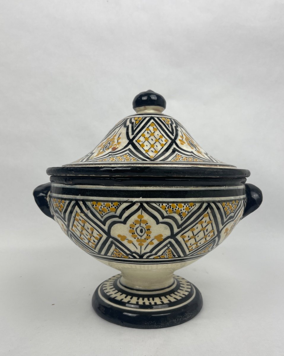 Morocco, Safi Ceramic Soup Tureen