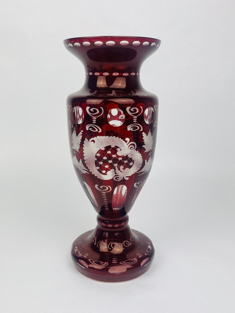 Bohemian Crystal Vase