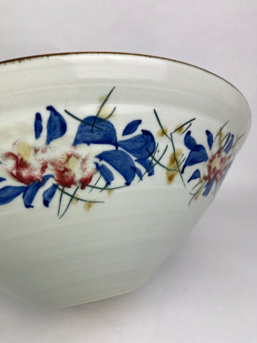 Large Japanese Porcelain Cup, Kanji Signature No.2-photo-4