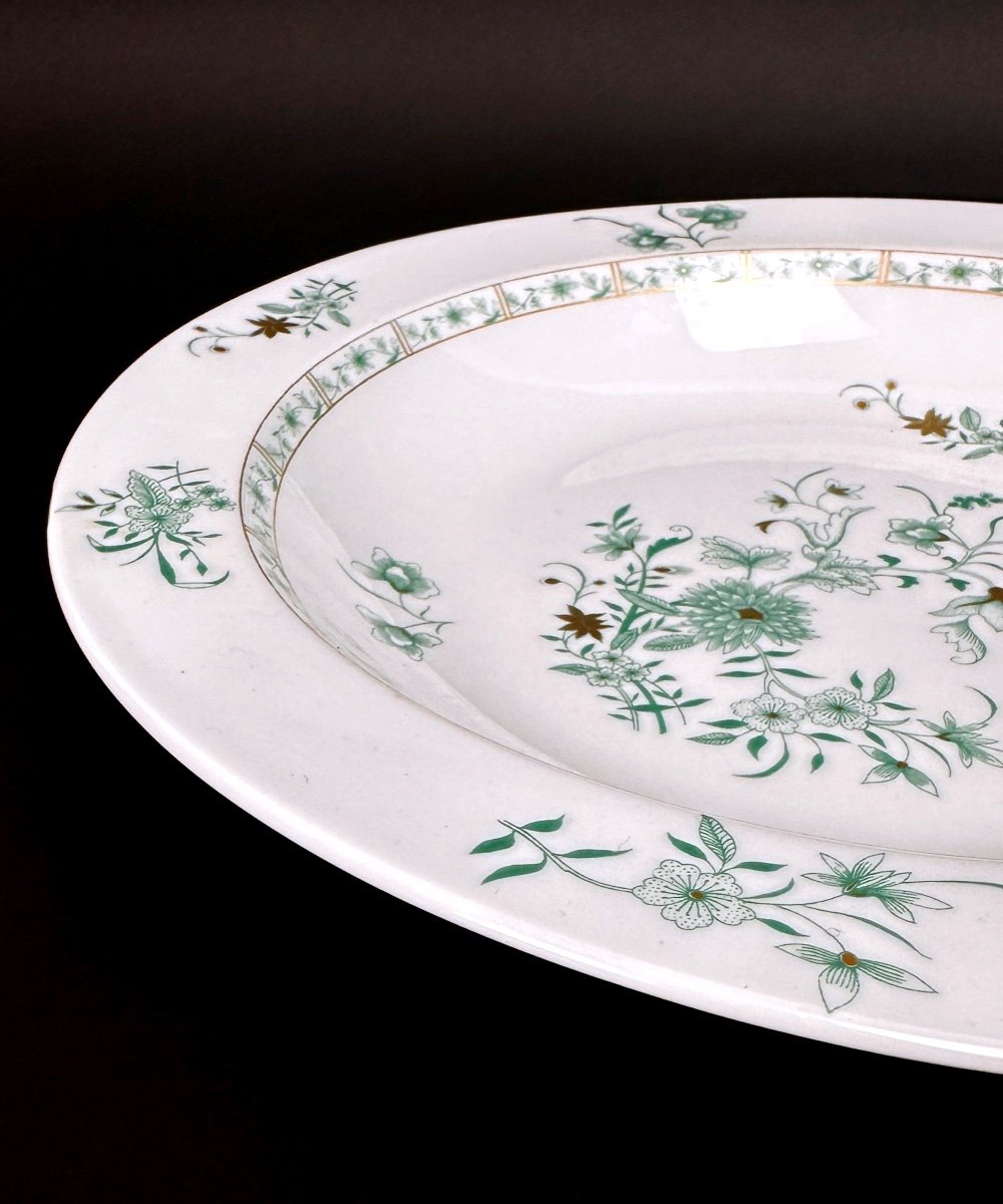 Bernardaud Limoges Porcelain Serving Dish, Peking Model-photo-3