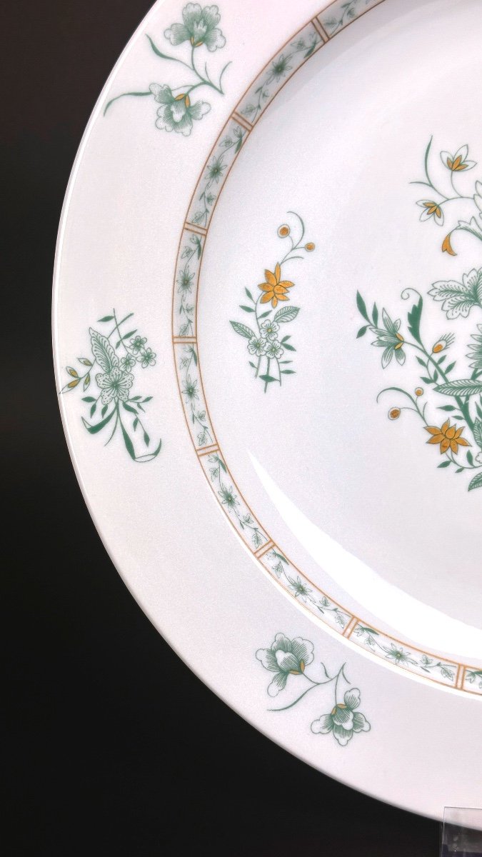 Plat De Service En Porcelaine De Limoges Bernardaud Modèle Pékin-photo-2