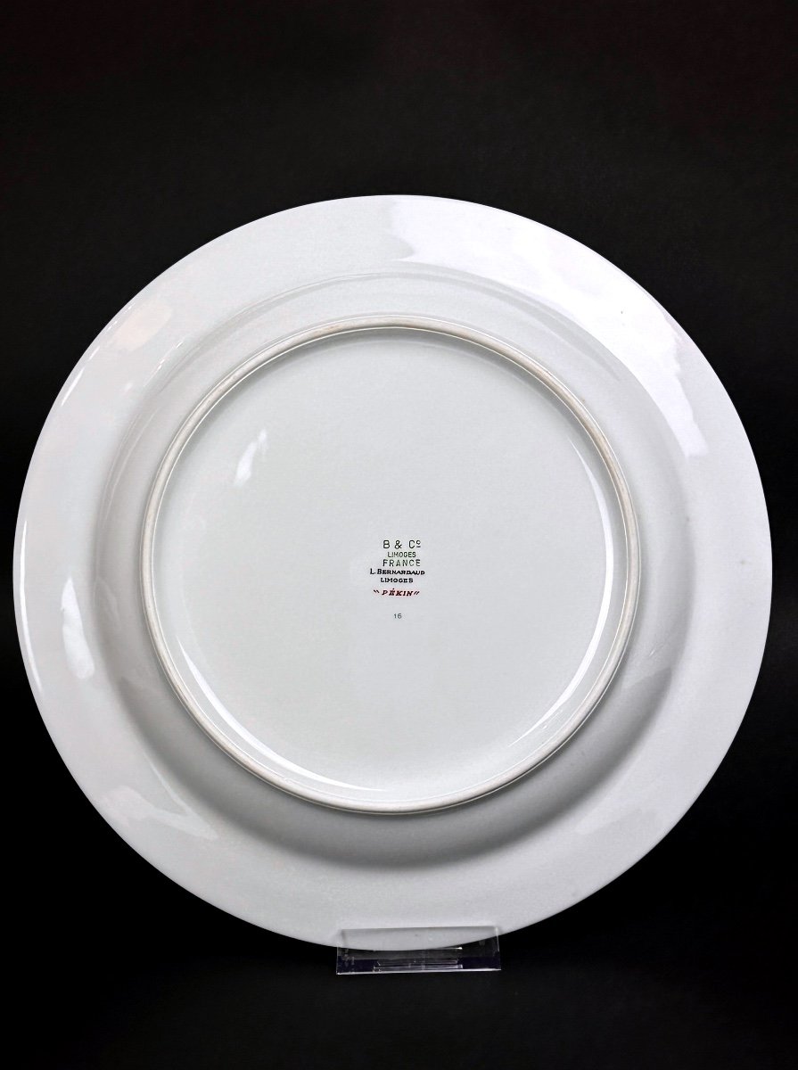 Plat De Service En Porcelaine De Limoges Bernardaud Modèle Pékin-photo-4