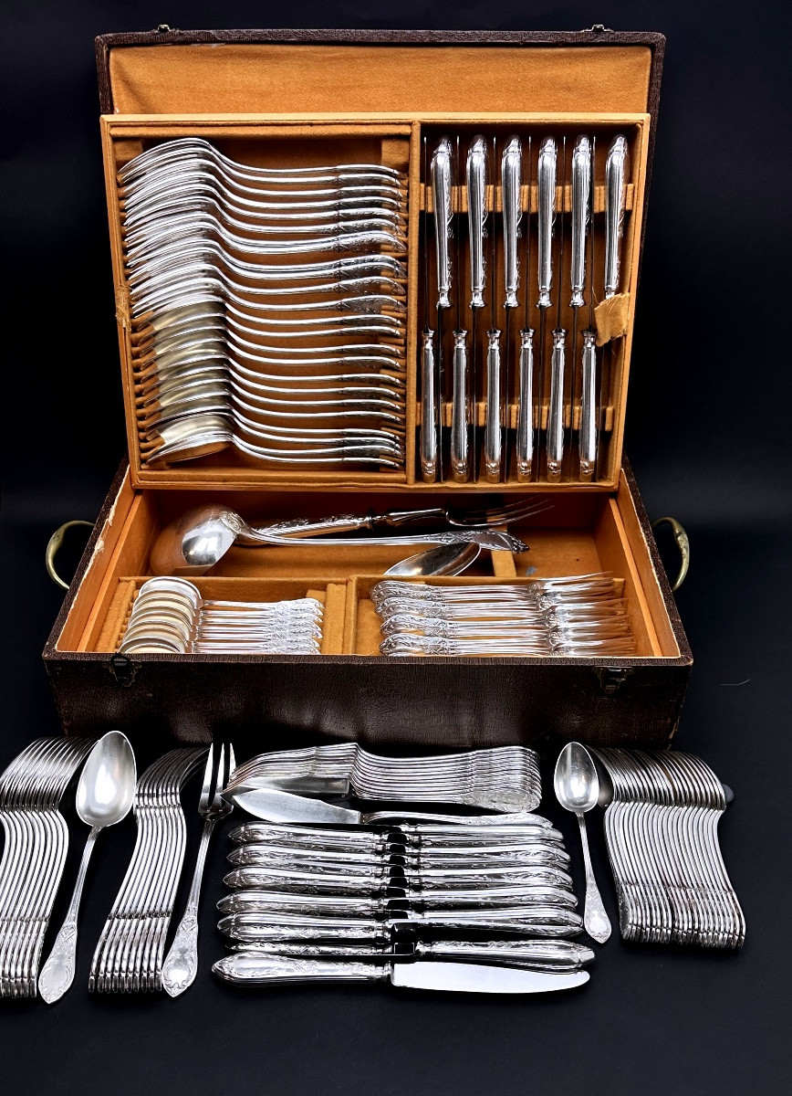 Sfam 133-piece Louis XVI Model Cutlery Set