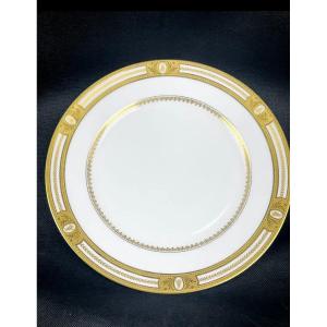 Dinner Plate, Haviland Limoges, Les Abeilles Model