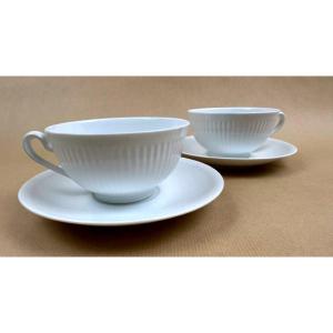 Pair Of Royal Copenhagen Porcelain Teacups