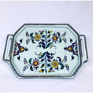 Small Tray In Gien Earthenware