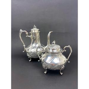 Sheffield Vs English Silver Plated Sugar Bowl & Jug