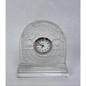 Baccarat, Molded Crystal Clock