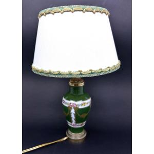 Small Porcelain Lamp, Limoges Or Sèvres