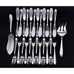 Apollo, Silver-plated Fish Set