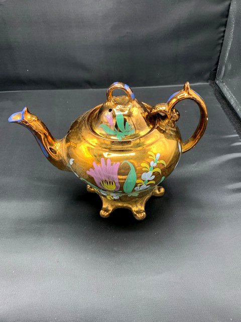 Beautiful Ventrue Teapot In Jersey 19th Century-photo-3