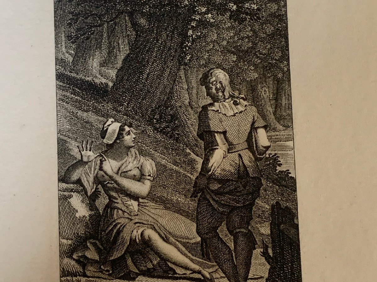 Lot De 75 Gravures  Des Contes De La Fontaine, Par Desenne-photo-6