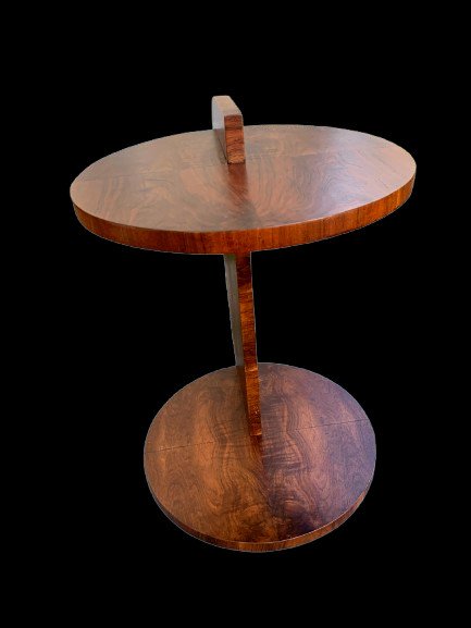 Art Deco Period Pedestal Table -photo-2