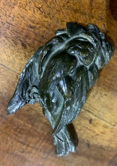 Moineau En Bronze, Signé Hingre-photo-4