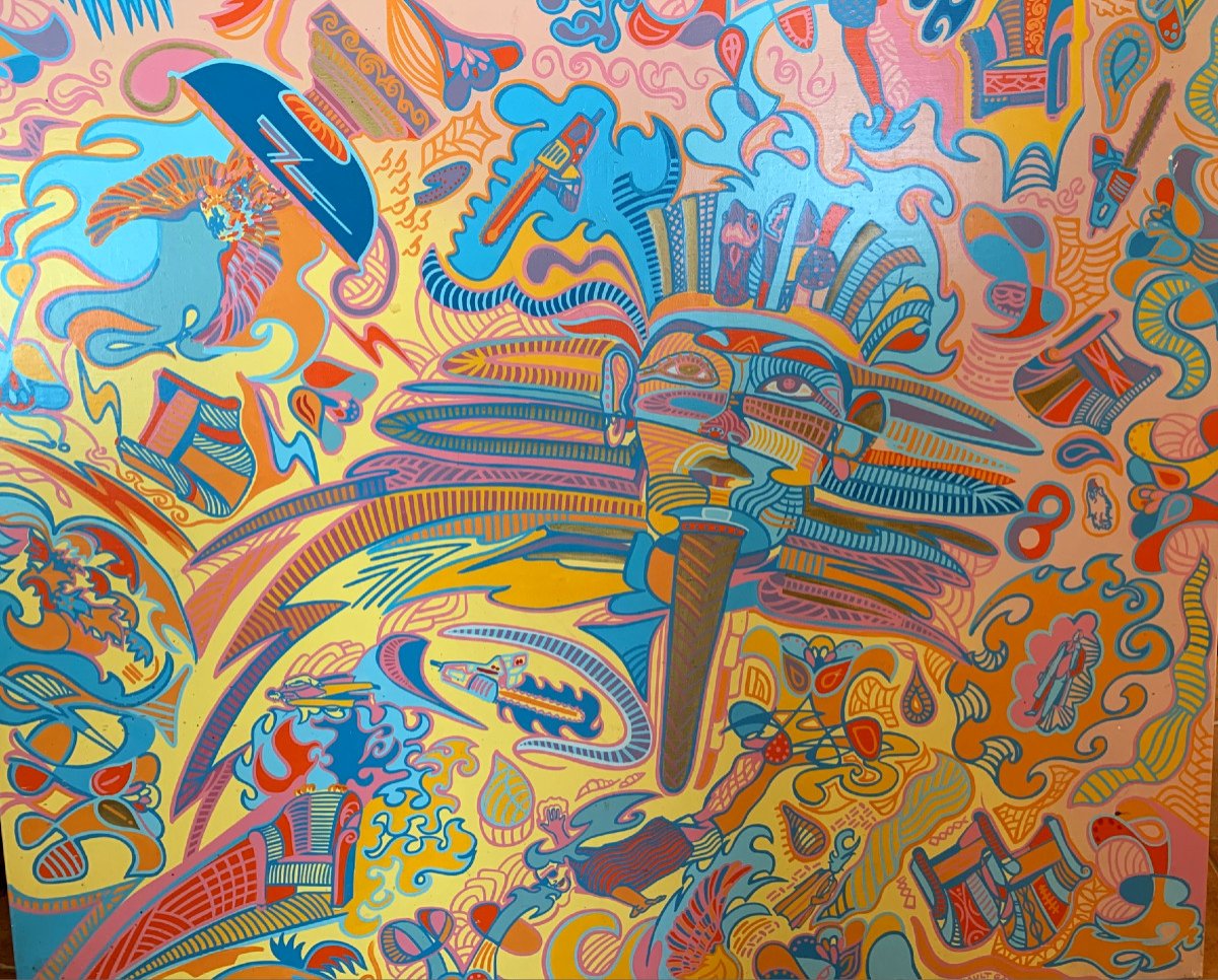 Psychedelic Painting 70s