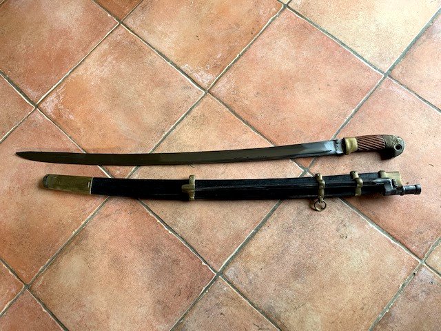 Soviet Saber "shaska" 1930 With Its Bayonet