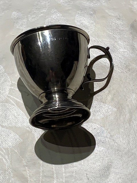 Tasse En Argent Sur Piédouche, Birmingham  1899