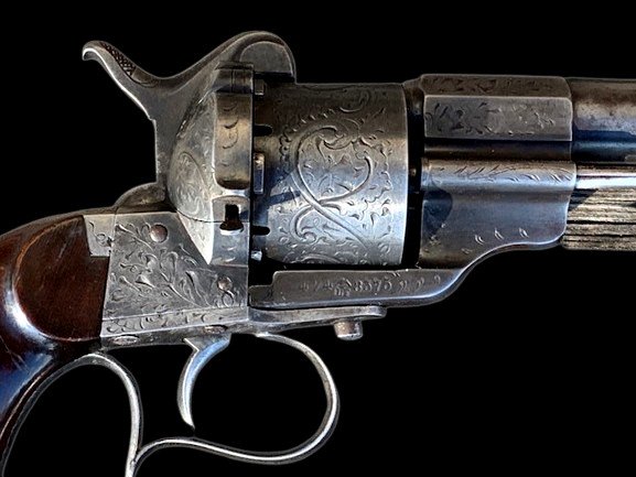 Lefaucheux Revolver Cal 12 Mm Pinfire Model 1858-photo-4