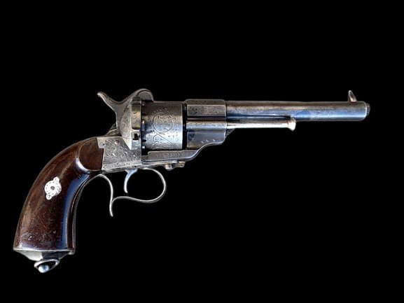 Lefaucheux Revolver Cal 12 Mm Pinfire Model 1858-photo-8