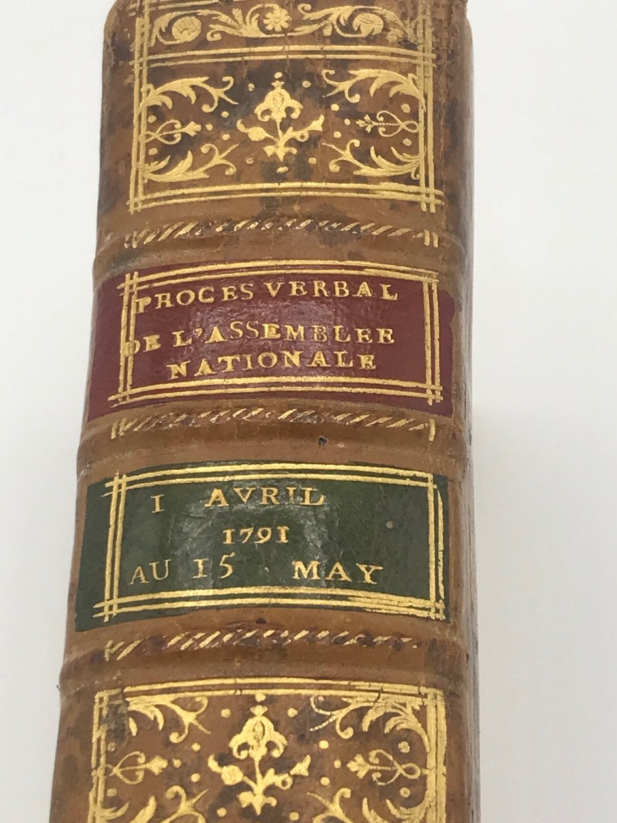 Procès Verbal De l'Assemblée Nationale 1° Avril Au 15 May 1791-photo-2