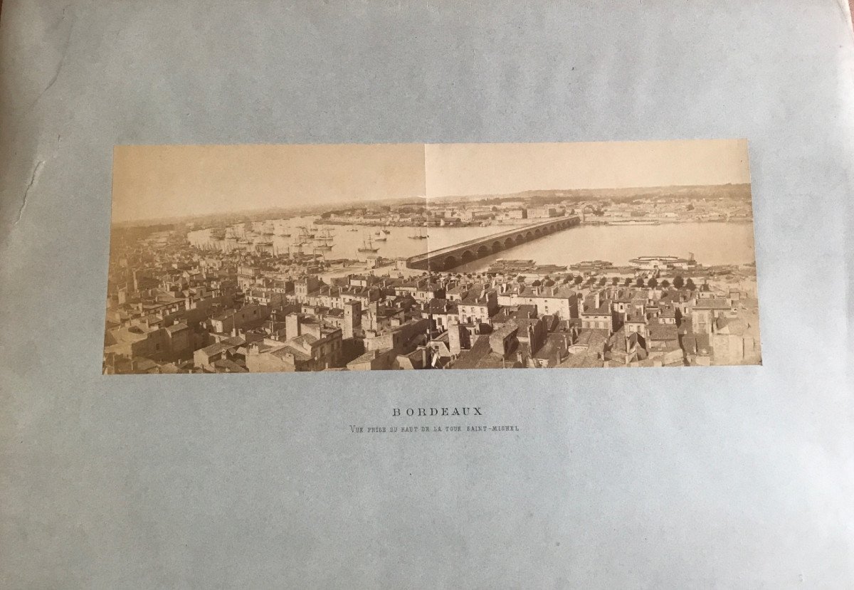 2 Large Photos Of Bordeaux Before 1863