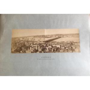 Deux  grandes  photos de Bordeaux avant 1863 provenance fond Jules Vieillard