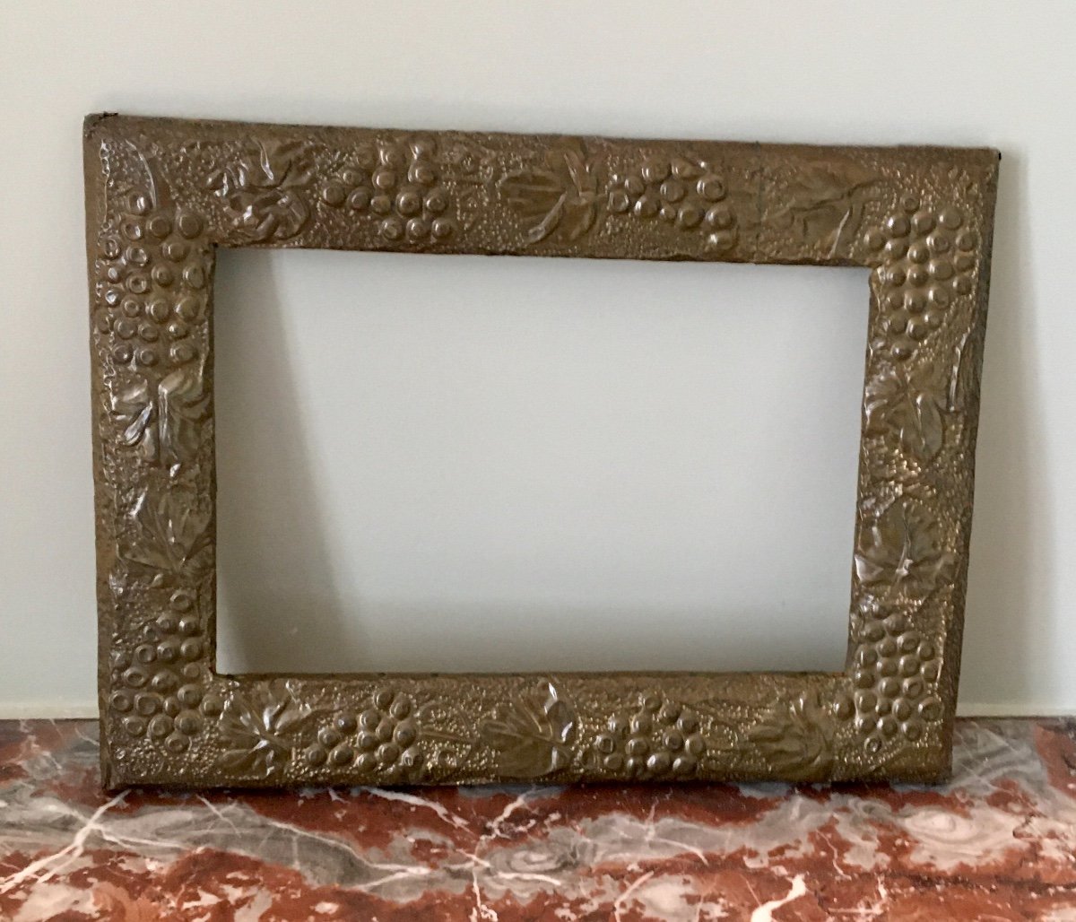 Art Nouveau Frame Decorated With Leaves And Berries-photo-2