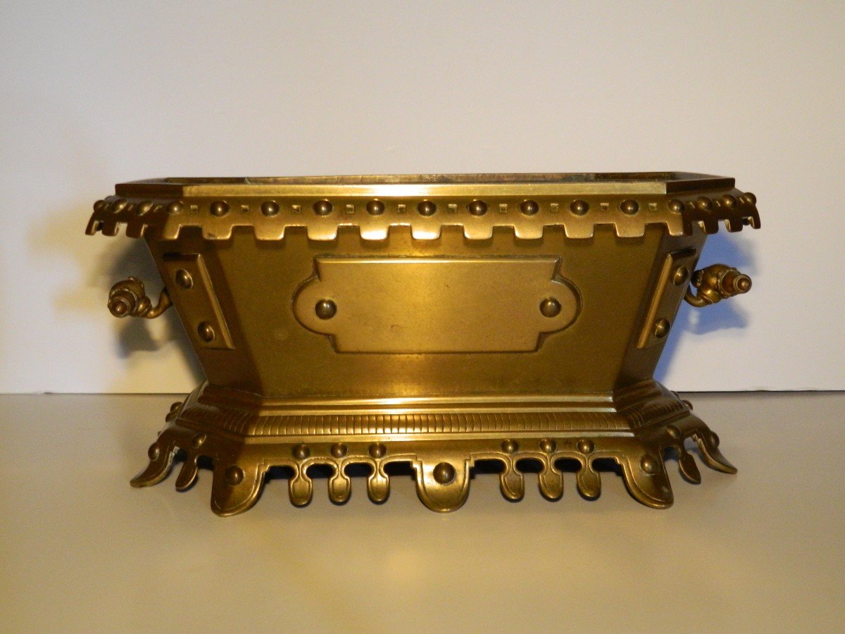 Bronze Planter, XIXth Century-photo-2