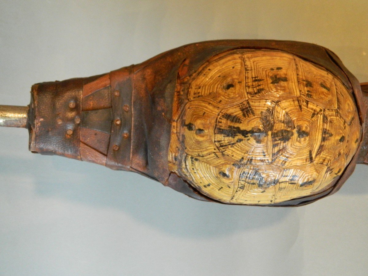 Bellows In Wood, Leather And Turtle Shell, 19th Century.-photo-4