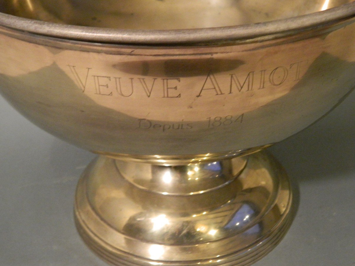 Veuve Amiot Copper Cooler, 20th Century.-photo-3