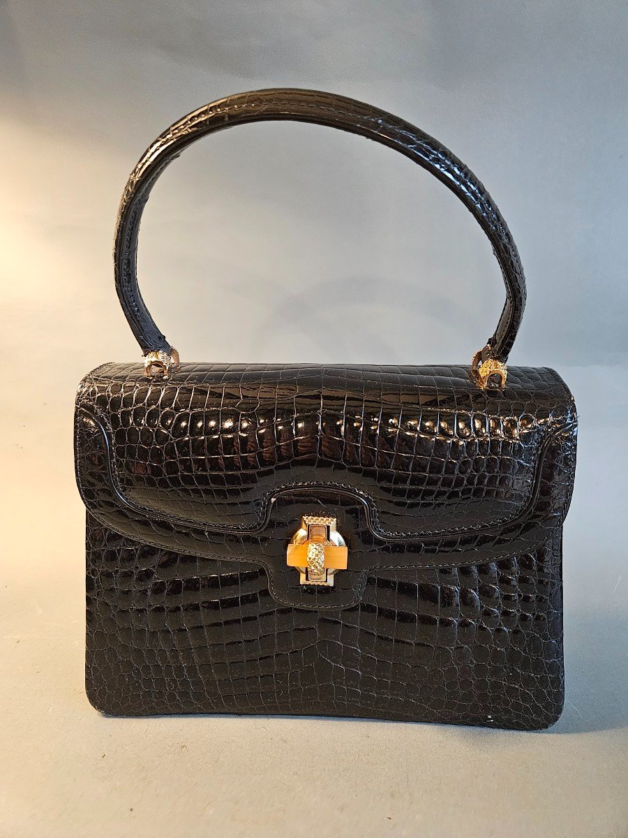 Gucci Vintage Alligator Bag