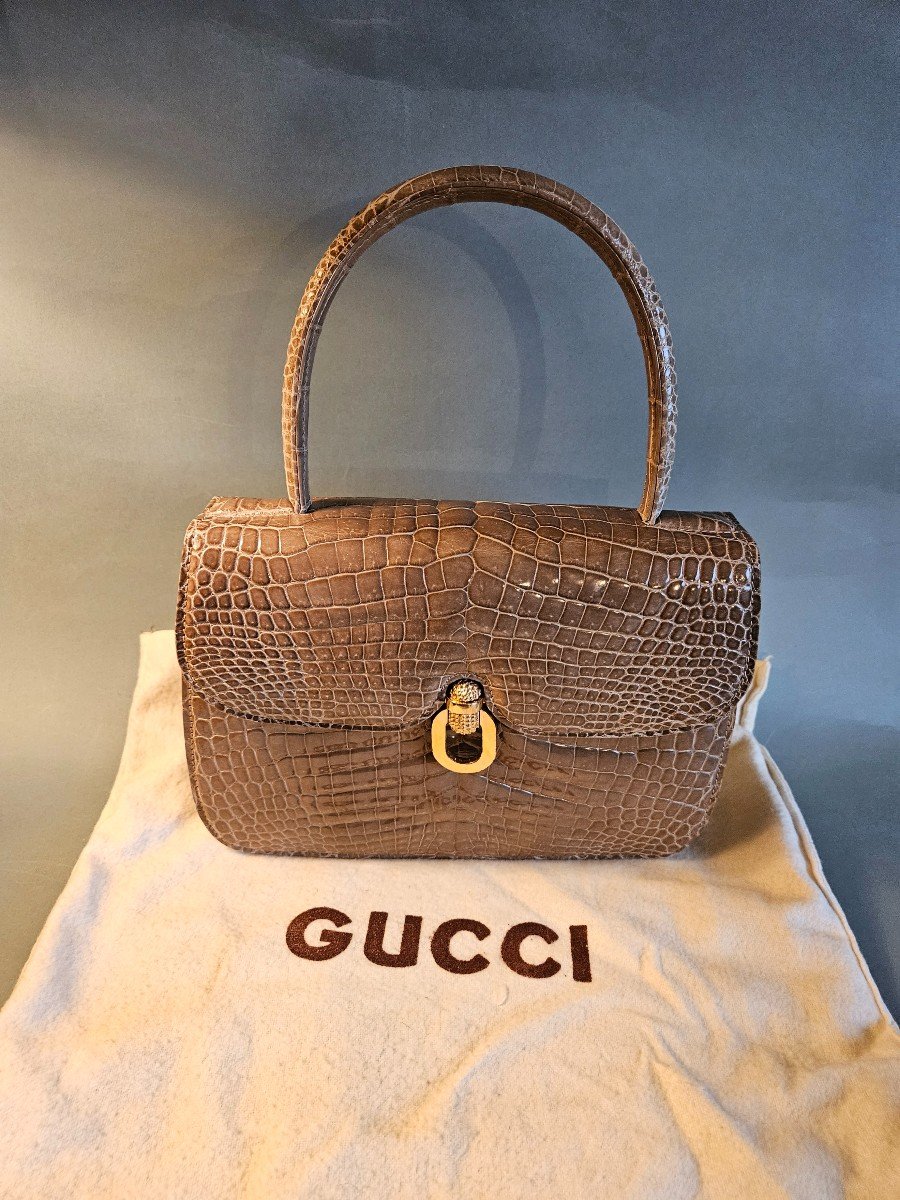 Gucci Vintage Bag  Alligator-photo-2