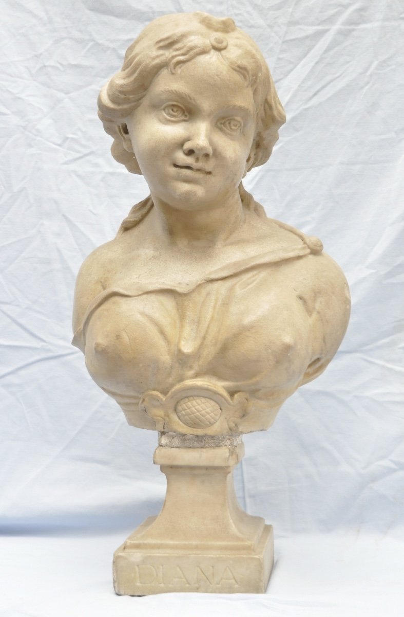 Pair Of Marble Bust