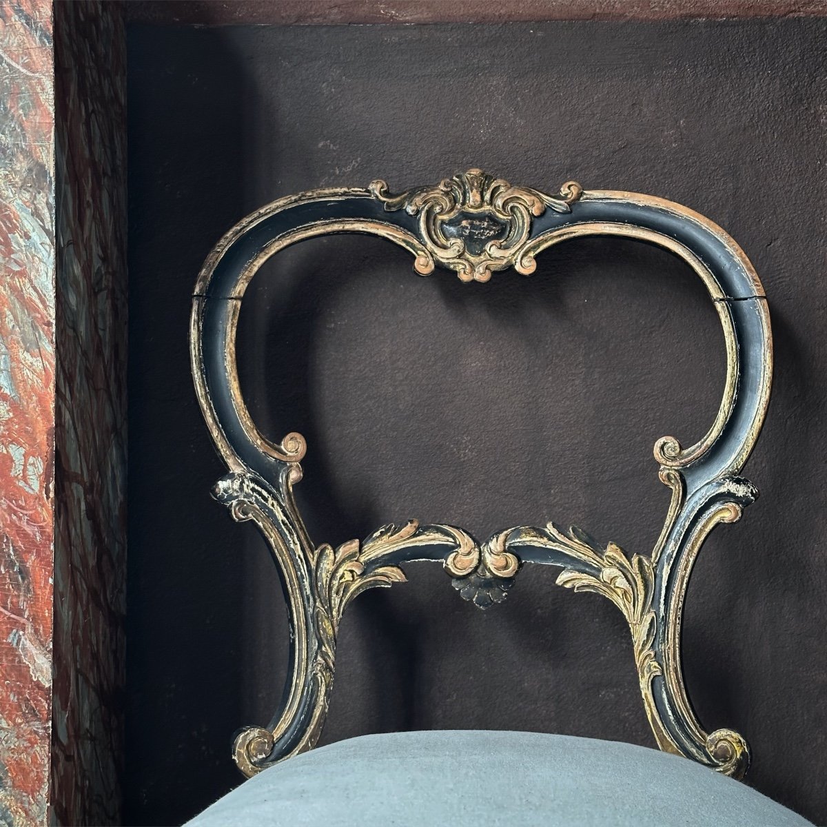 Pair Of 18th Century Venetian Chairs-photo-3