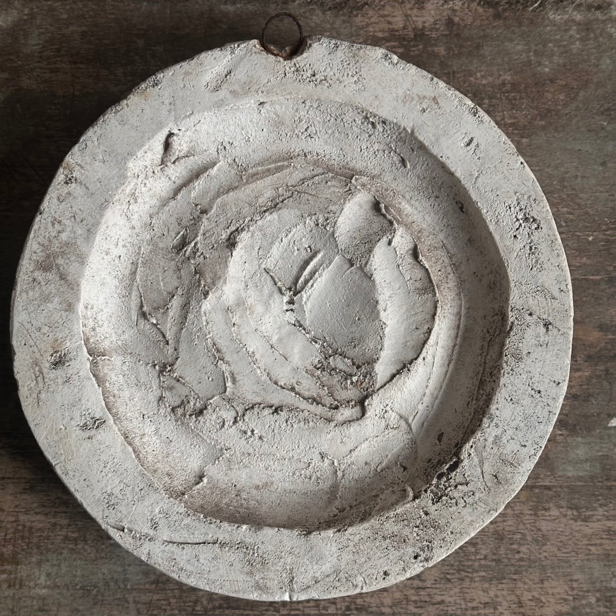 Pair Of Plaster Workshop Rosette Casts / Late 19th Century-photo-7